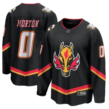 Premier Fanatics Branded Men's Sam Morton Calgary Flames Breakaway 2022/23 Alternate Jersey - Black