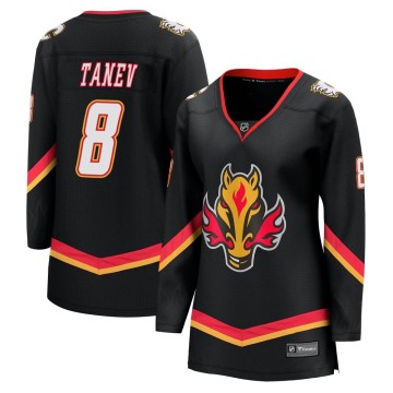 Premier Fanatics Branded Women's Chris Tanev Calgary Flames Breakaway 2022/23 Alternate Jersey - Black
