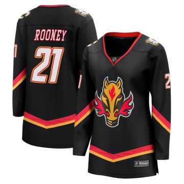 Premier Fanatics Branded Women's Kevin Rooney Calgary Flames Breakaway 2022/23 Alternate Jersey - Black