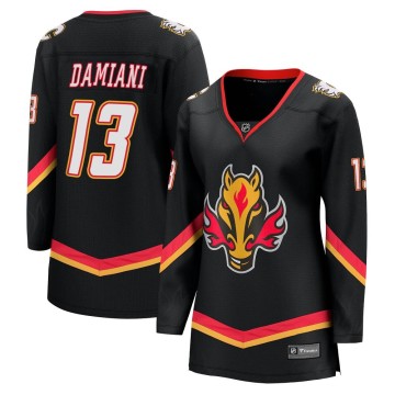 Premier Fanatics Branded Women's Riley Damiani Calgary Flames Breakaway 2022/23 Alternate Jersey - Black