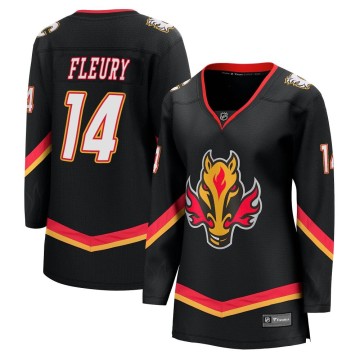 Premier Fanatics Branded Women's Theoren Fleury Calgary Flames Breakaway 2022/23 Alternate Jersey - Black
